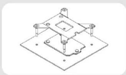 Noctua NH-P1 - Fixation de la contre-plaque2 - 1