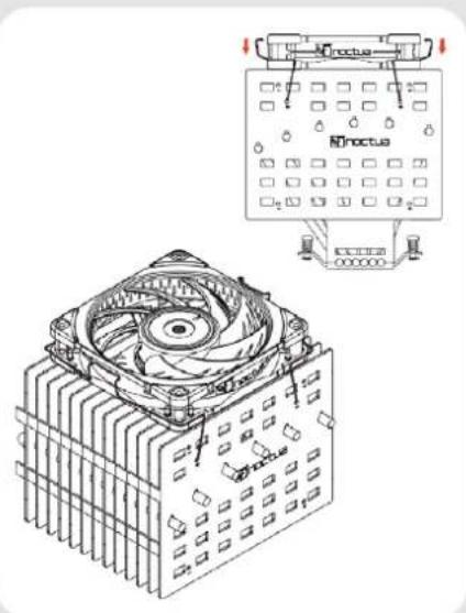 Noctua NH-P1 - Installation d'un ventilateur - 5