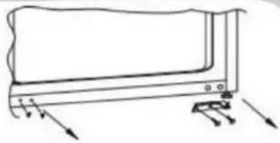 HAIER HATL 174 DE - Inverser la porte de l'appareil - 2