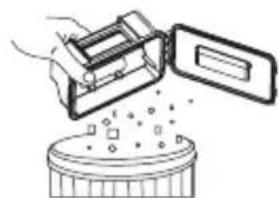 EZICLEAN iMap A100 - Cleaning the dust pan and filter - 2