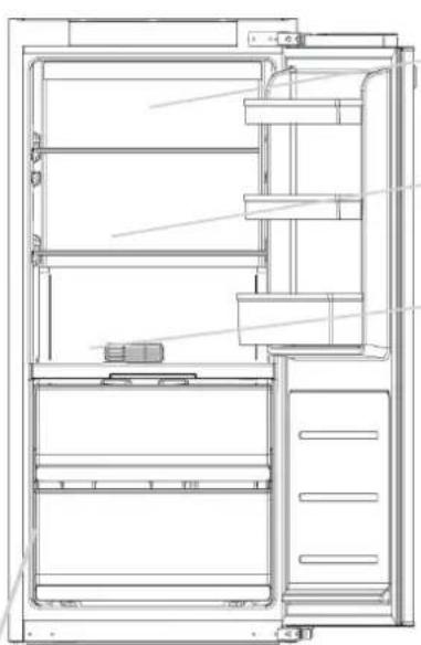 HAIER HATL 126 DE - Defrosting the refrigerator compartment - 1
