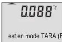 Dostmann Electronic P790 - Fonction TARA (bouton ZERO F1) - 1