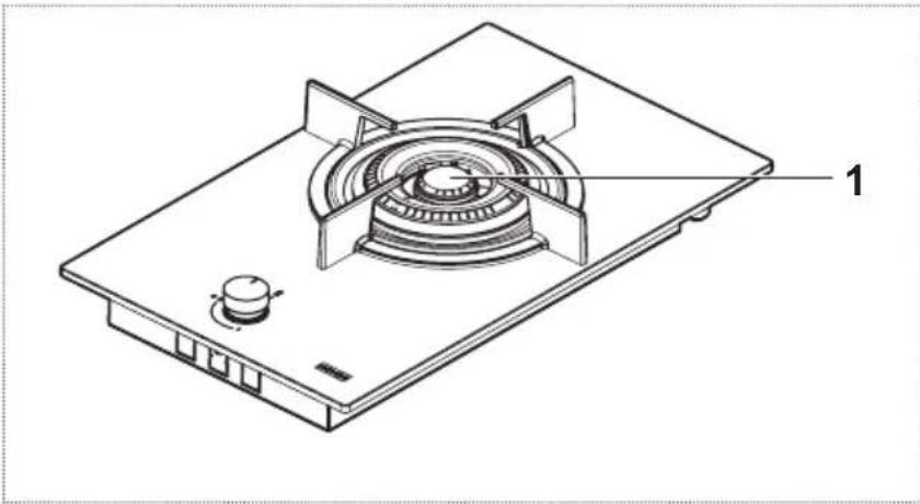 FRANKE Crystal FHCR 302 2G HE - Burner Rated power (kW) Reduced power (kW) - 1