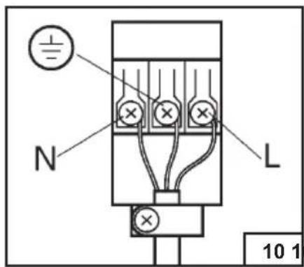 FRANKE FHSL 604 4GAV XS C - Replacing the power supply cable - 13