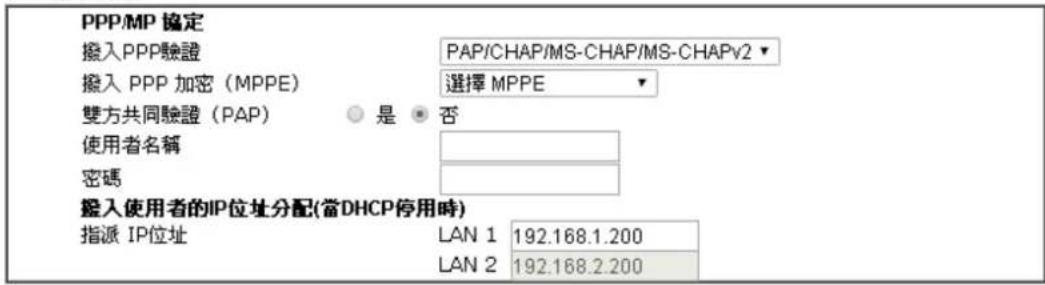 Draytek Vigor 2120 - PPP基本設定(PPPGeneral Setup) - 1