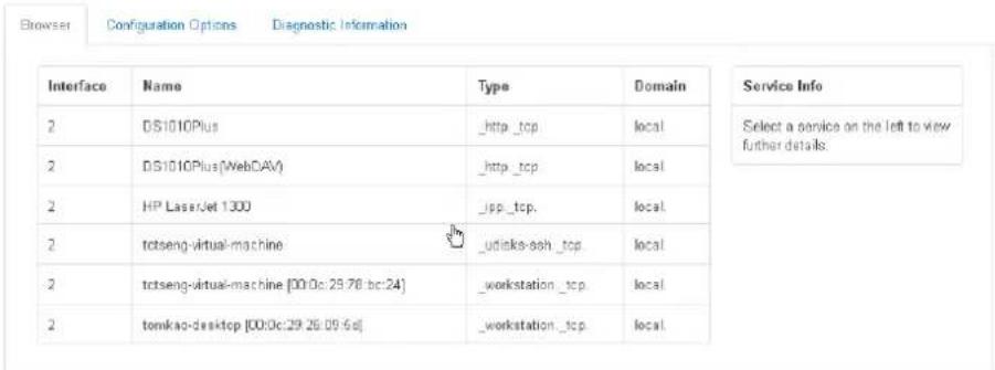 Draytek Vigor 2120 - DNSSD for Firefox - 1