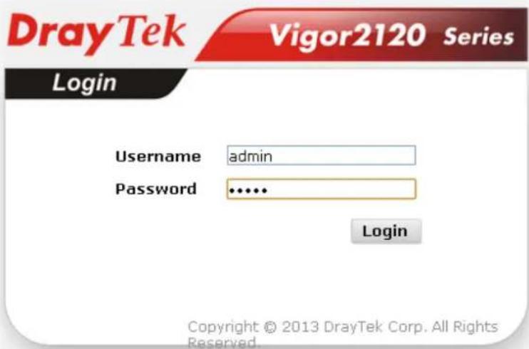 Draytek Vigor 2120 - 設冊Vigor路由器 - 1