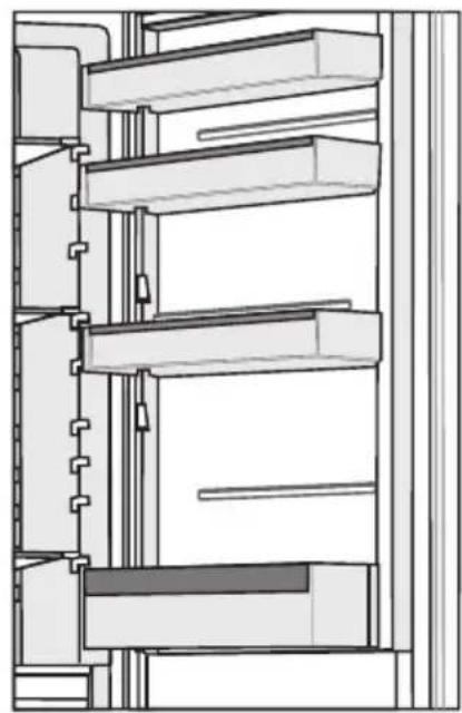 GORENJE RBI412EE1 - BALCONNETS COULISSANTS RÉGLABLES - 2