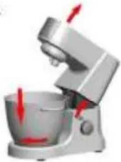 GORENJE MMC1500AL - Using the appliance MIXER BLADE/ WISK/ DOUGH HOOK - 1