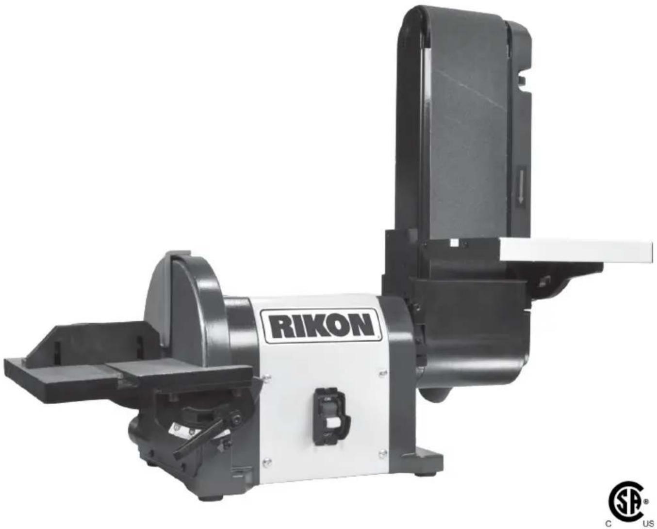 RIKON 50-114 - 4" x 36" courroie / 8" ponceuse à disque - 1