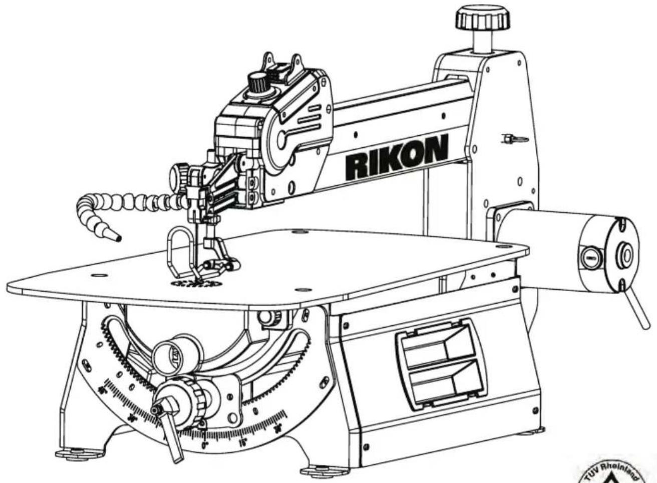 RIKON 10-622VS - SCIE À CHANTOURNER À VITESSE VARIABLE 22" - 1