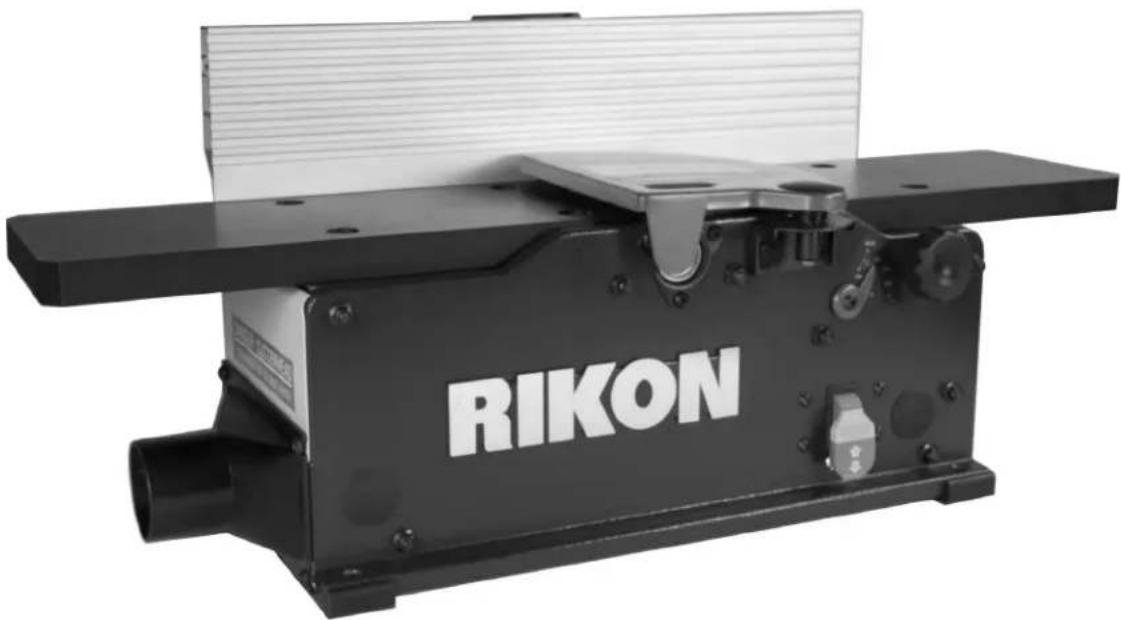 RIKON 20-600HSP - Dégauchisseuse D'établi 6" Avec Tête de Coupe Hélicoïdale - 1