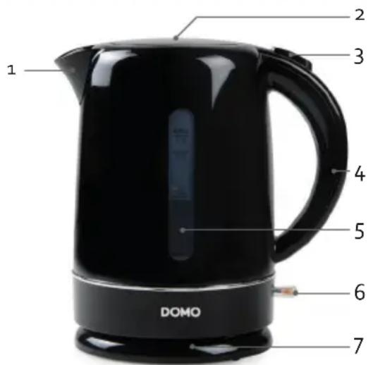 DOMO DO9256WK - TEILE - 1