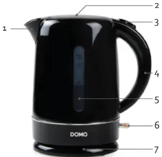 DOMO DO9256WK - ONDERDELEN - 1