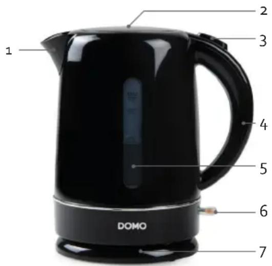 DOMO DO9256WK - PARTS - 1