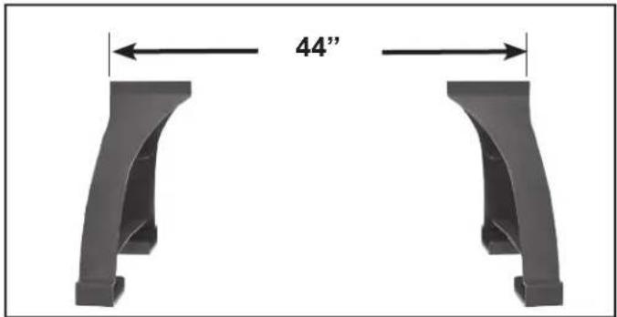 RIKON 70-1824VSR - INSTALLATION DU BÂTI SUR LES PATTES - 1