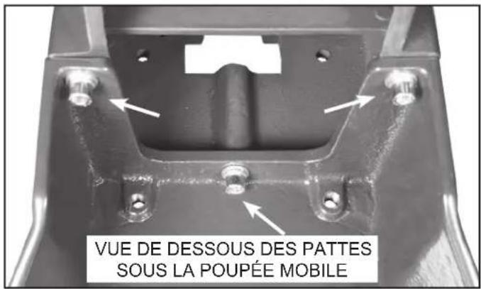 RIKON 70-1824VSR - INSTALLATION DU BÂTI SUR LES PATTES - 3