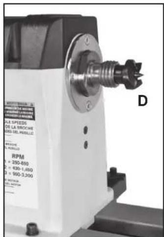 RIKON 70-1420VSR - COMMANDES DE POUPÉE FIXE - 3