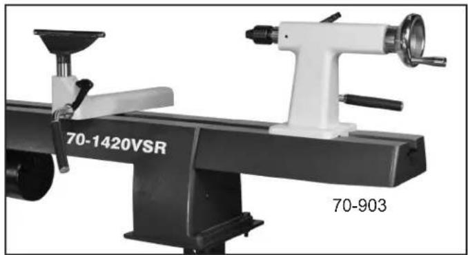 RIKON 70-1420VSR - RALLONGE DE BANC DE TOUR - (OPTIONNEL) - 1