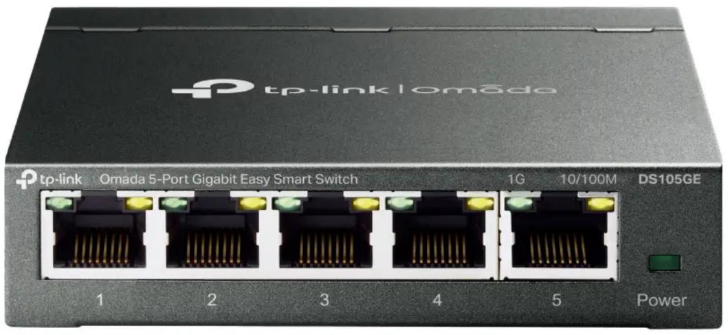 tp-link | omada tp-link Omada 5-Port Gigabit Easy Smart Switch 1G 10/100M DS105GE Power
