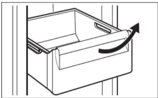 AEG OAG7M401DW - Gefrierschrankschubladen aus- und einbauen - 1