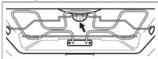 AEG BEK435E2XM - Top lamp - 1