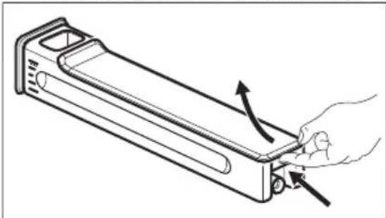 AEG BSK798E80M - Cleaning the water drawer - 1