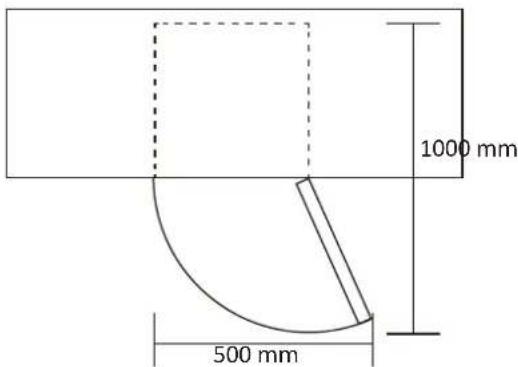 1000 mm 500 mm