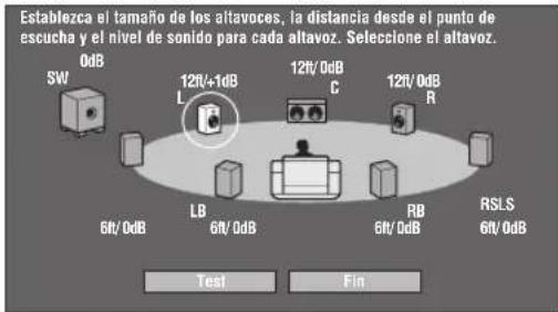 YAMAHA BD-S1900 - ■Configuración de los altavoces - 2