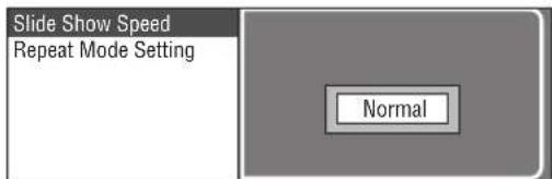 YAMAHA BD-S1900 - ■Setting slide show speed/repeat playback - 1