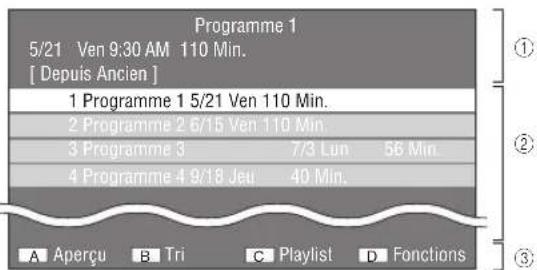 Programme 1 5/21 Ven 9:30 AM 110 Min. [ Depuis Ancien ] 1 Programme 1 5/21 Ven 110 Min. 2 Programme 2 6/15 Ven 110 Min. 3 Programme 3 7/3 Lun 56 Min. 4 Programme 4 9/18 Jeu 40 Min. A Aperçu B Tri C Playlist D Fonctions
