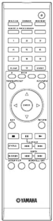 YAMAHA BD-S1900 - ■Accessori in dotazione - 1