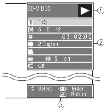 YAMAHA BD-S1900 - ■Function Control Screen - 1