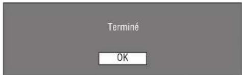 Terminé OK