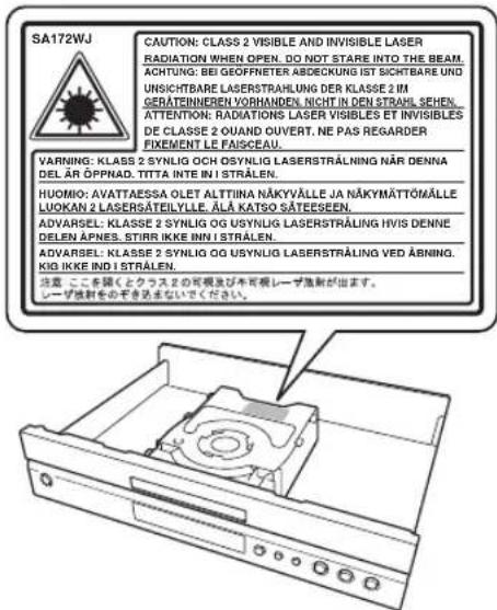 YAMAHA BD-S1900 - ATTENTION - 1