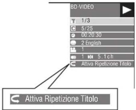 YAMAHA BD-S1900 - Riproduzione ripetuta di un titolo o capitolo - 2