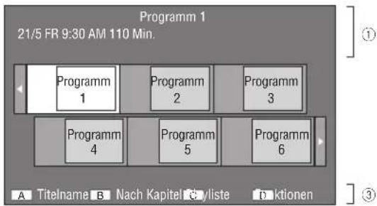 YAMAHA BD-S1900 - Über die Titelliste - 1