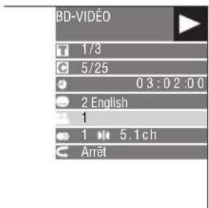 BD-VIDÉO 1/3 5/25 0 3 : 0 2 : 0 0 2 English 1 1 5.1 ch Arrêt