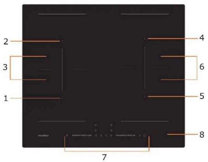 ROSIERES RDTP644SC - Top View - 1