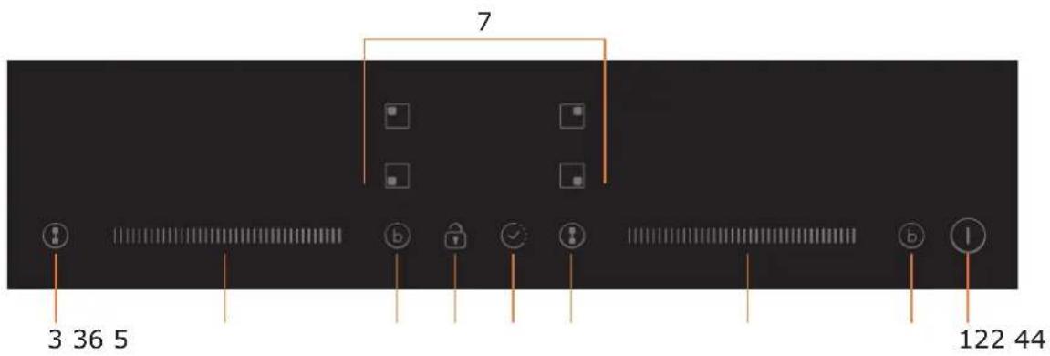 ROSIERES RDTP644SC - Vezérlőpanel - 1