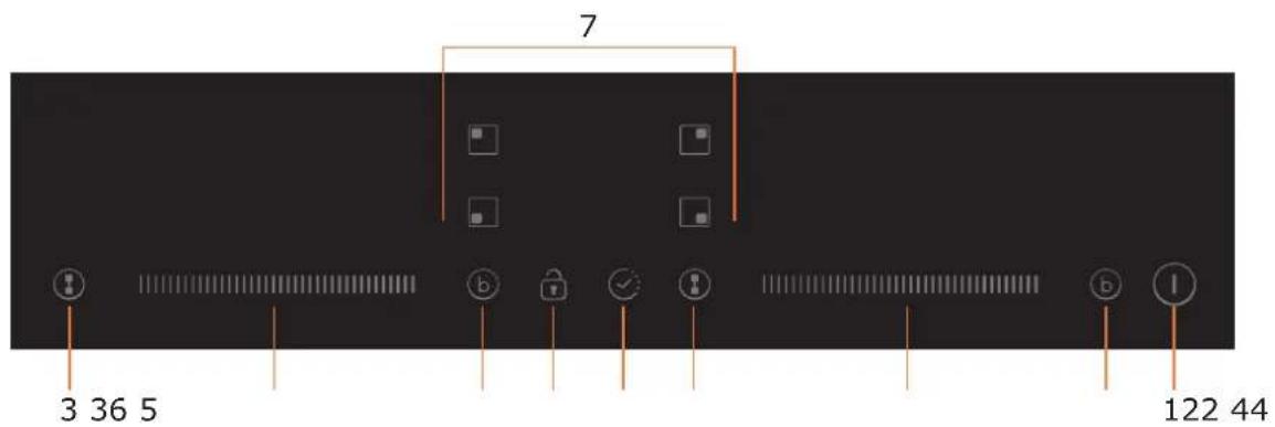 ROSIERES RDTP644SC - Panel sterowania - 1