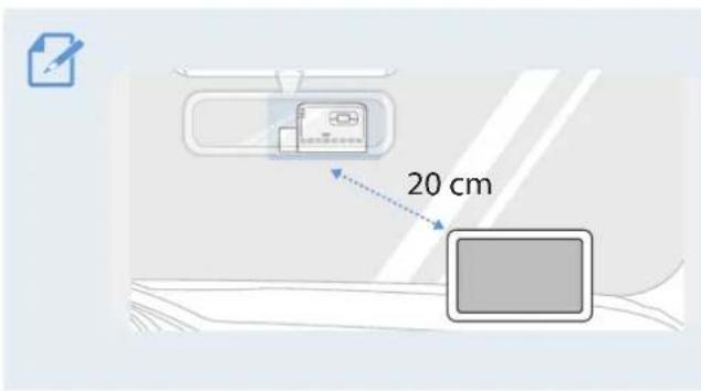 Thinkware QA100 - Choix de l'emplacement d'installation - 2