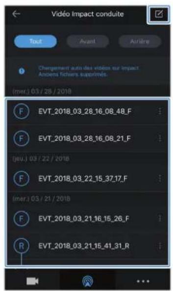 Thinkware QA100 - Visionner les videos d'impact pendant la conduite avec le service de nuage - 2