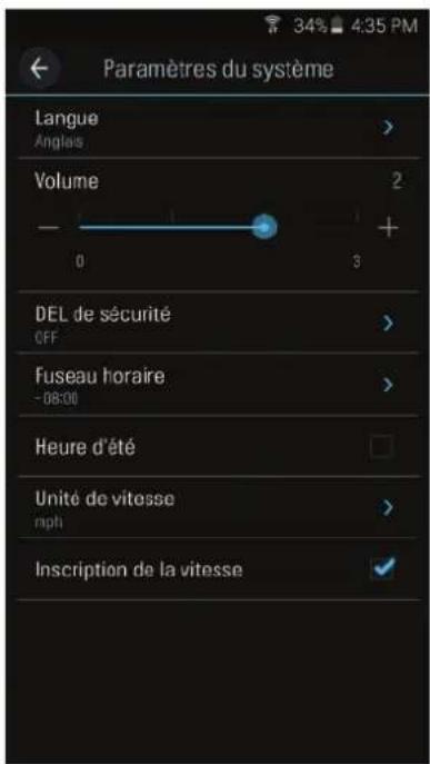 Thinkware FA700 - ▶ Paramètres du Système - 1