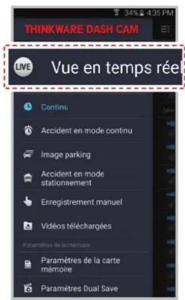 Thinkware FA700 - 3-2-1. Vue en temps réel - 1