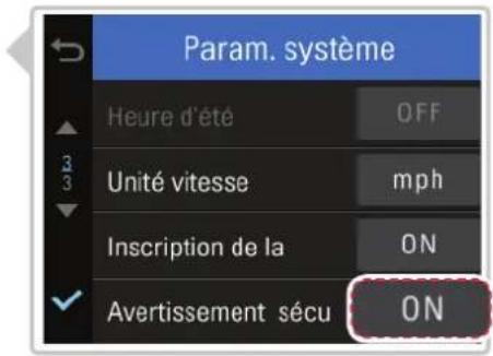 Thinkware X330 - 2-2-1. Avertissement de radars et de caméras aux feux rouges - 1