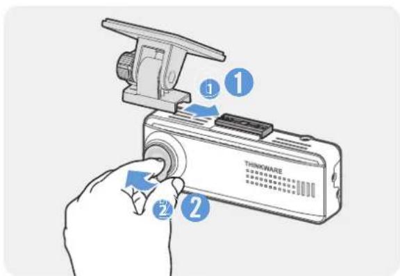 Thinkware F200 PRO - Fixation du produit - 1