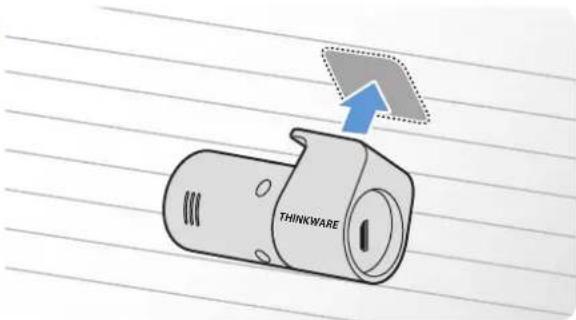 Thinkware F200 PRO - Fixation de laamera arriere - 3