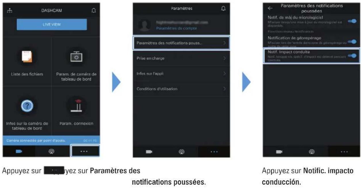 Thinkware DC-H1-FG - Utilisation de la fonction de notification des impacts pendant la conduite - 1