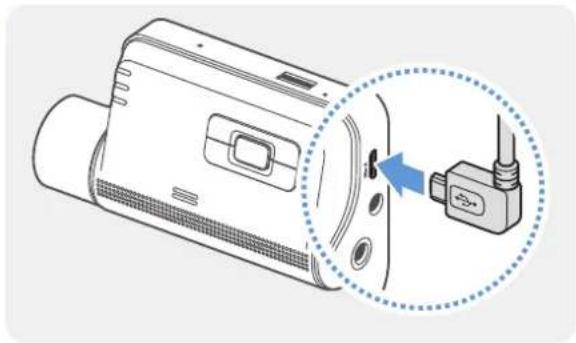 Thinkware DC-H1-FG - Raccordement du câble de la caméra arrière - 1
